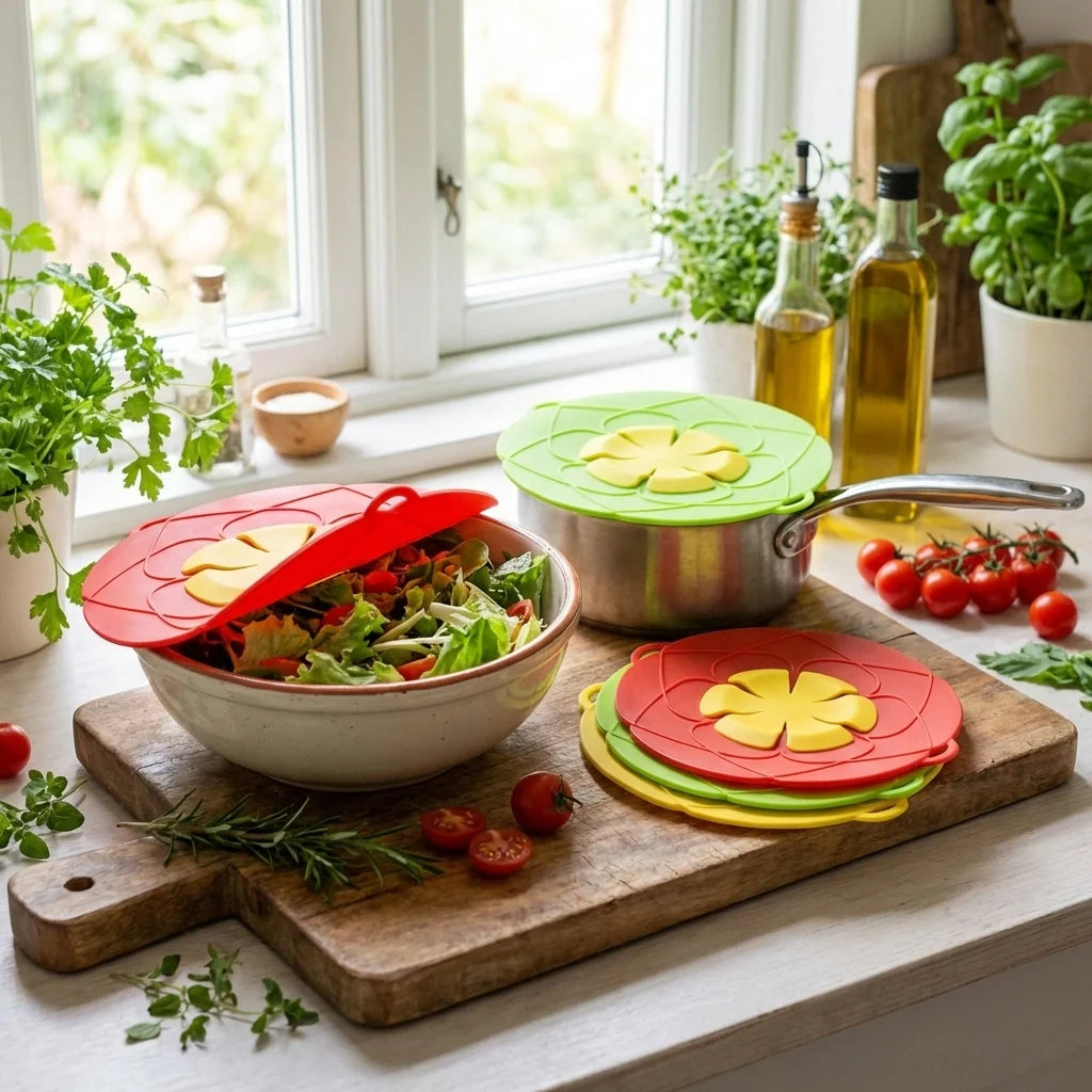Multifunctional Silicone Lid Cover For Pots And Pans