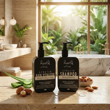 Herbal Hair Straightening Combo