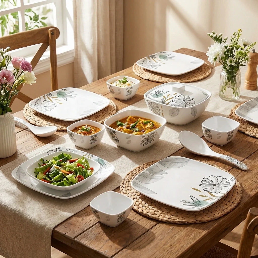 11-Piece Dinner Set with Donga