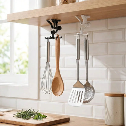 Best 360° rotating 6 claw kitchen hook organizer - 2026 | fast shipping