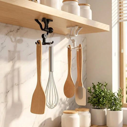 Best 360° rotating 6 claw kitchen hook organizer - 2026 | fast shipping