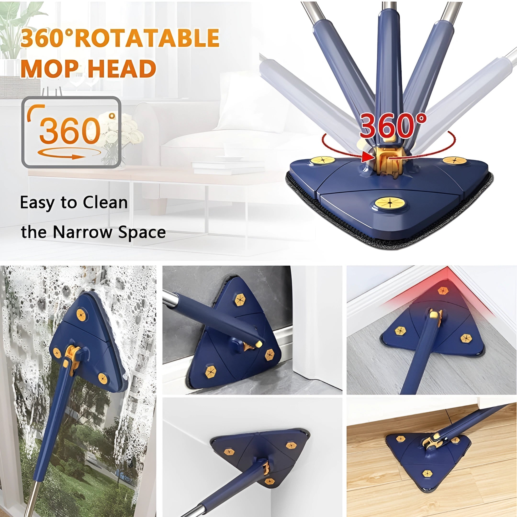 360° Spin Cleaning Mop