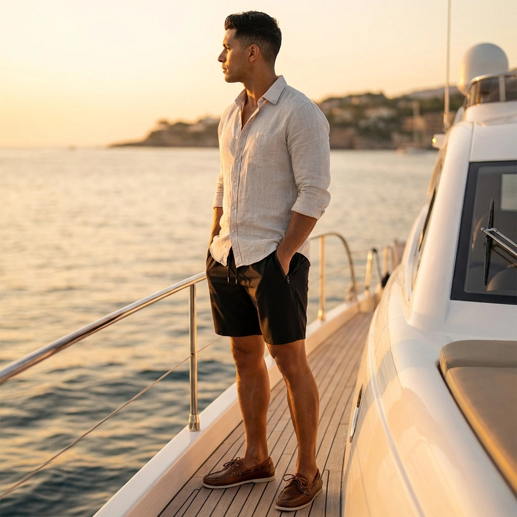 Combo of 3 Men's Stretchable Cotton Shorts