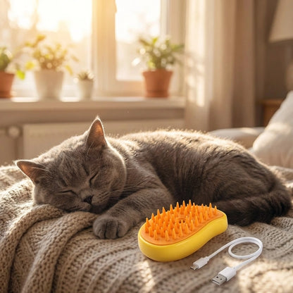 3-in-1 Steamy Pet Brush