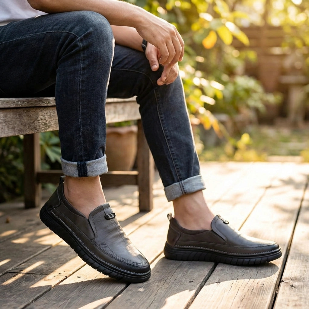 Polished Slip-On Walkers