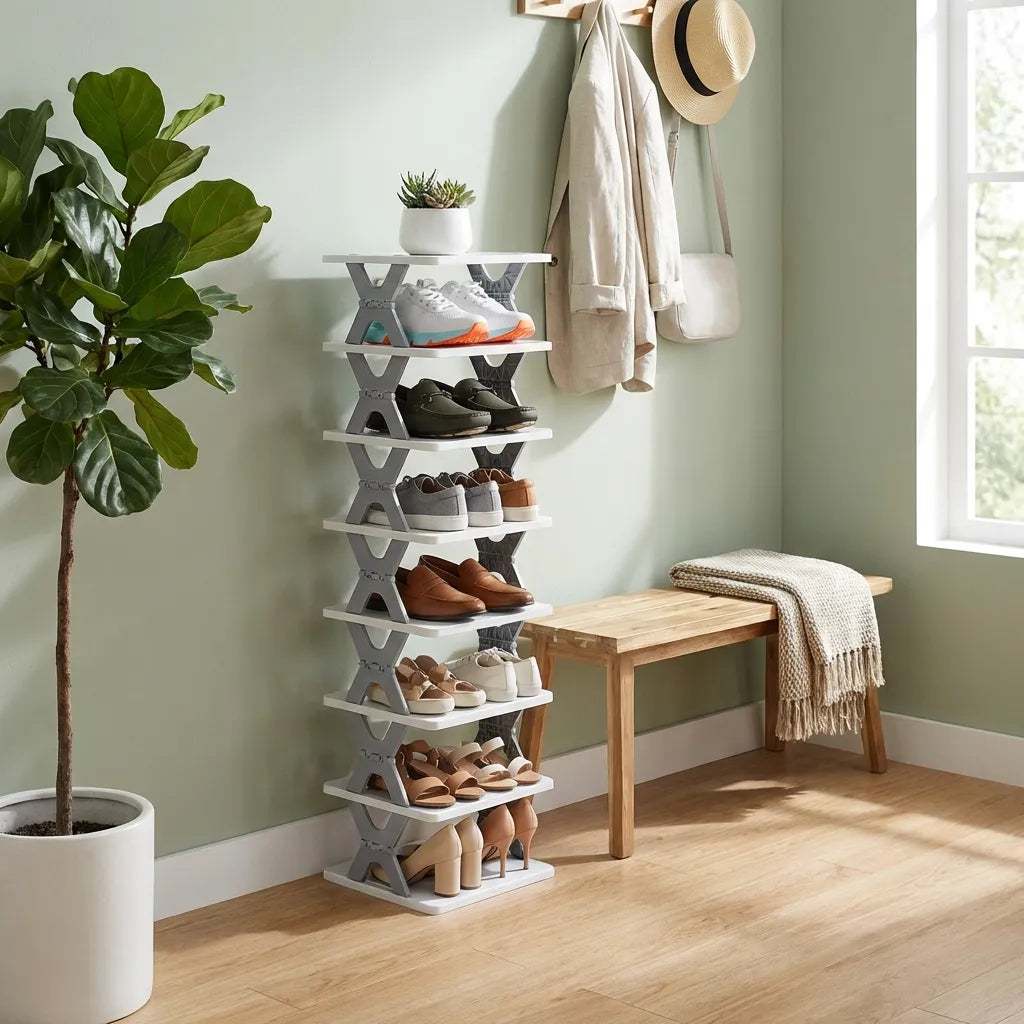 Smart Foldable Shoes Tier Shoe Rack 6 Layer