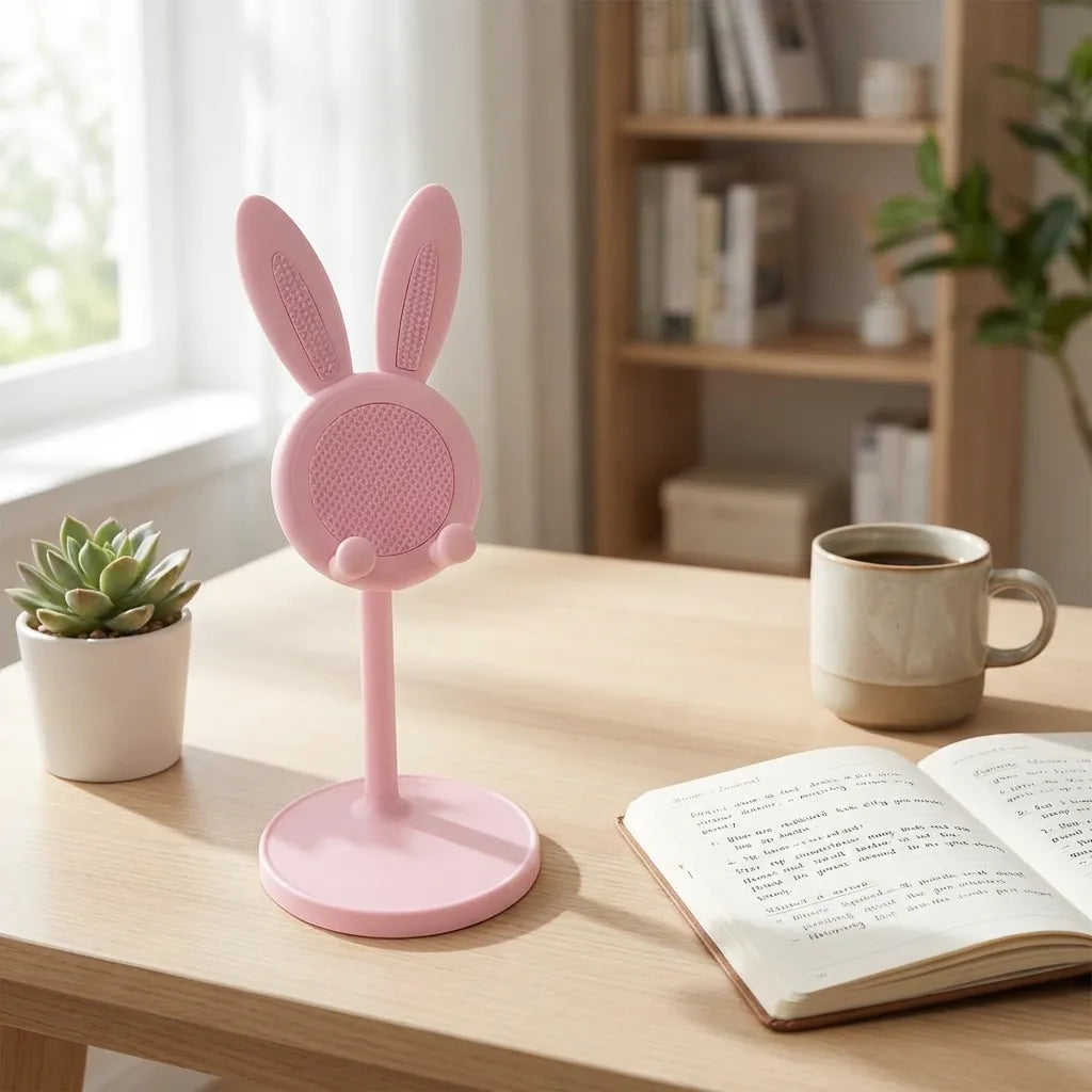 Adjustable Rabbit Cartoon Phone Stand