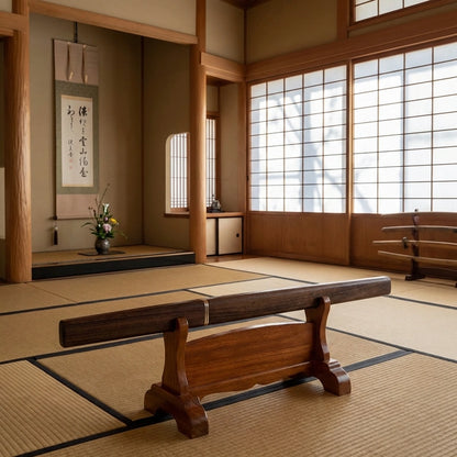 Wooden 2 IN 1 Kitchen Knife Set Stainless Steel Blade