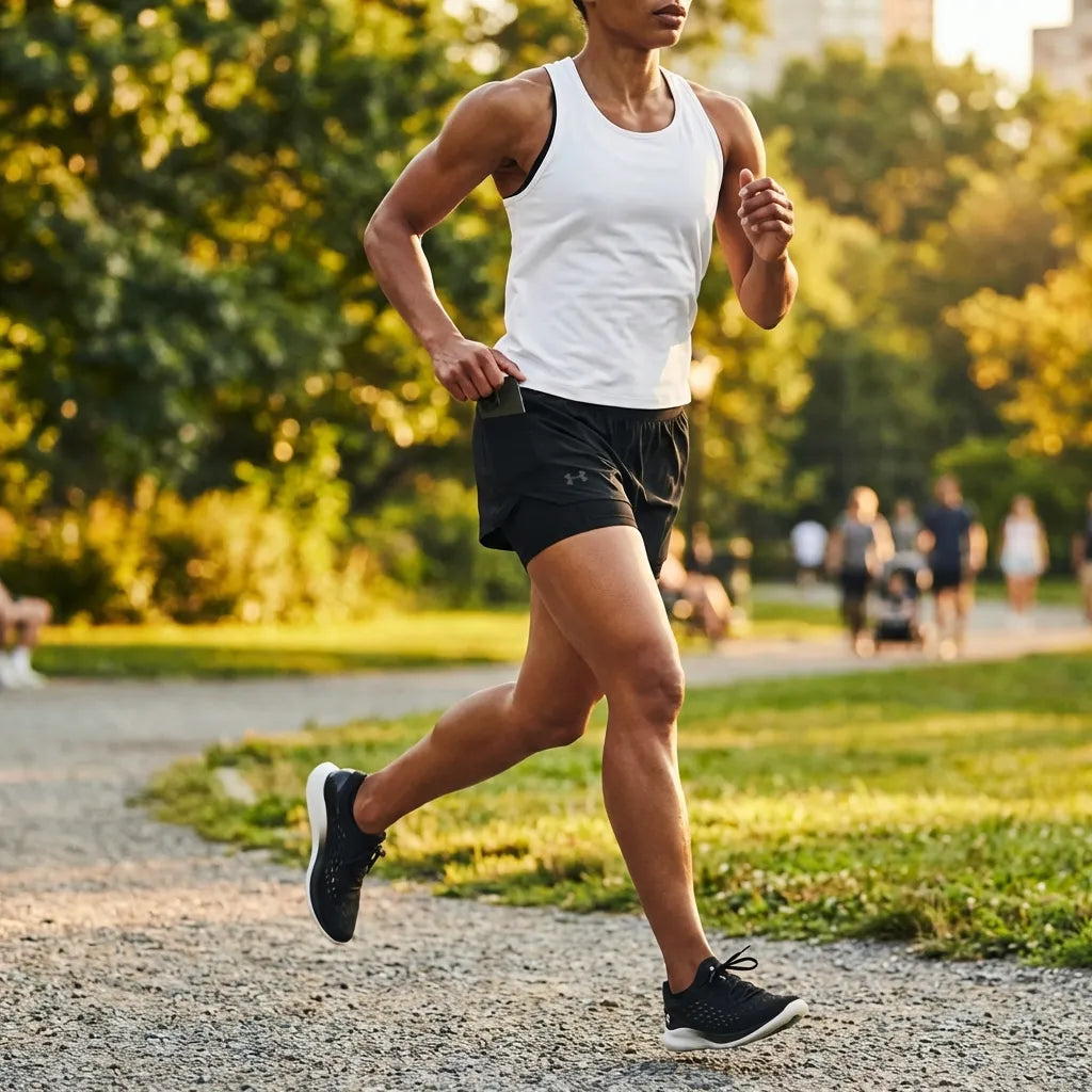 Slim Fit 2-in-1 Running Shorts
