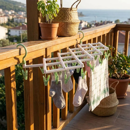 Foldable Sock Drying Hanger