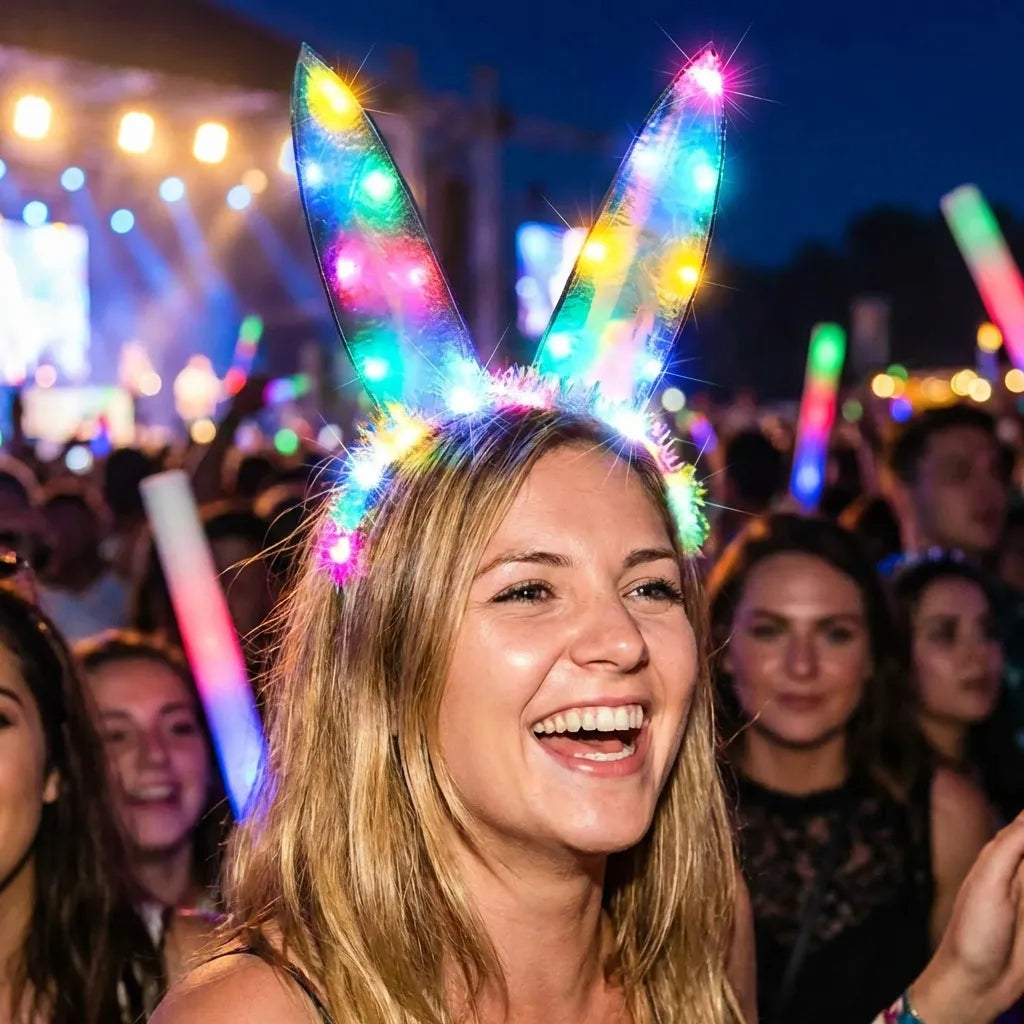 Rabbit Ears Hair Band with Light