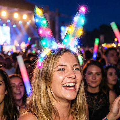 Rabbit Ears Hair Band with Light