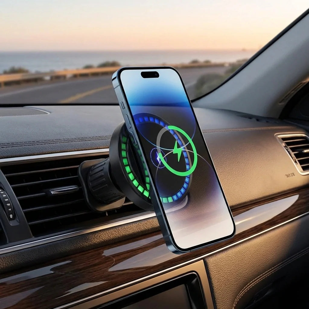 Music-Reactive Wireless Car Charger