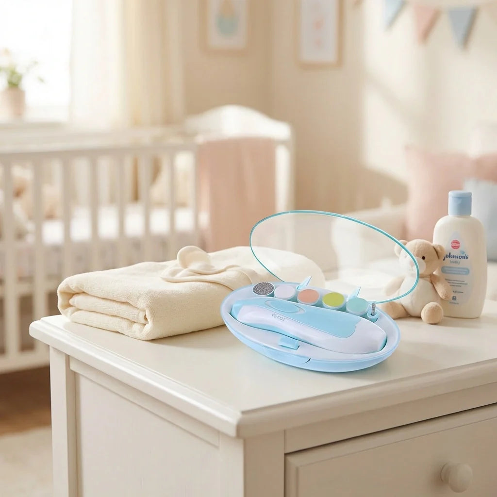 Electric Baby Nail Trimmer With Grinding Heads