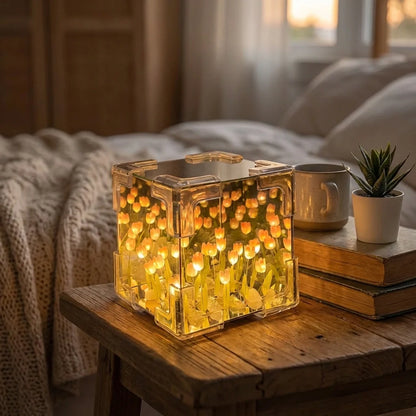 Tulip Mirror Night Lamp
