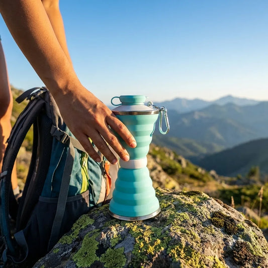 Collapsible Silicone Water Bottle