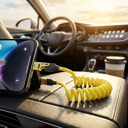 4 in 1 Spring Data Cable