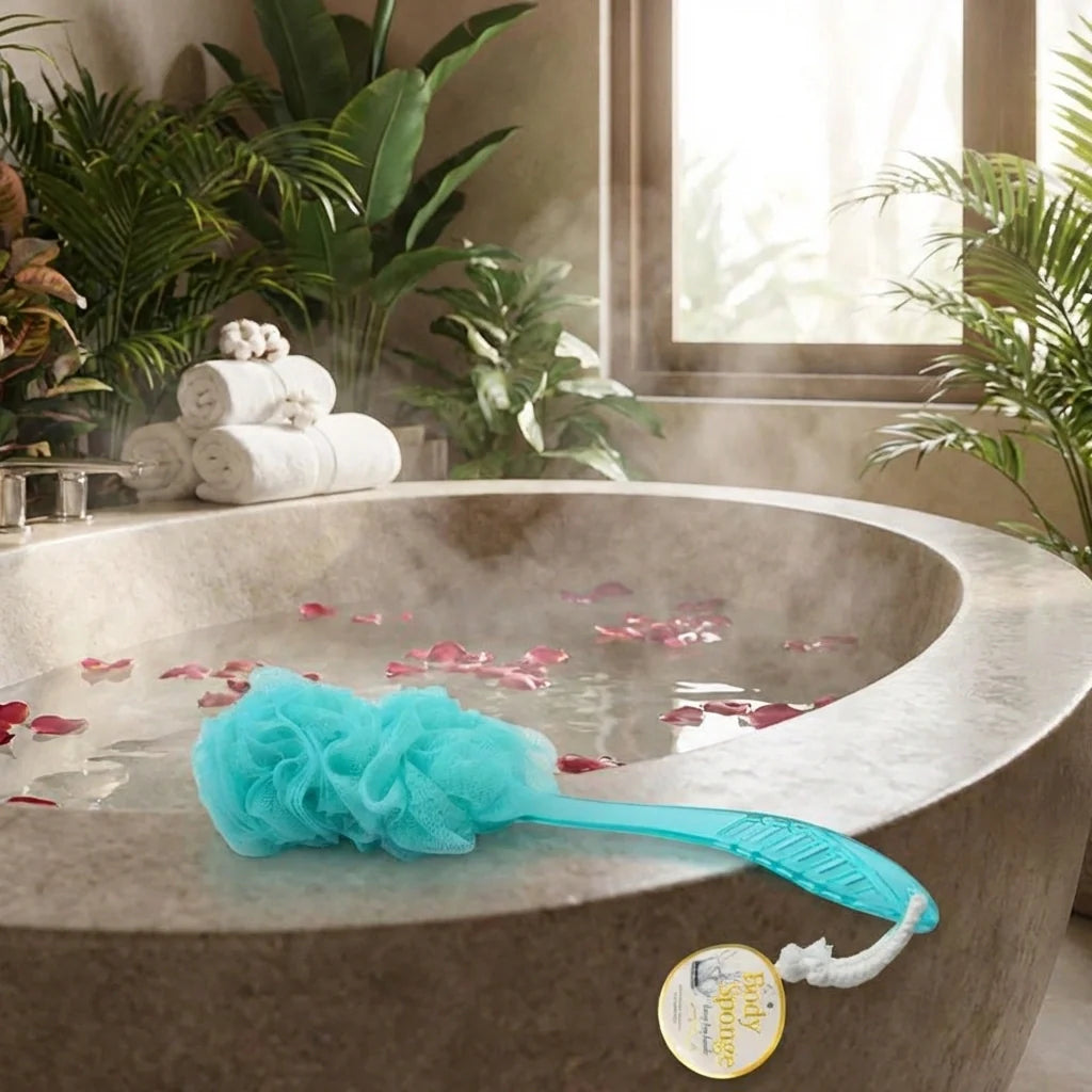 Long Handle Bath Sponge