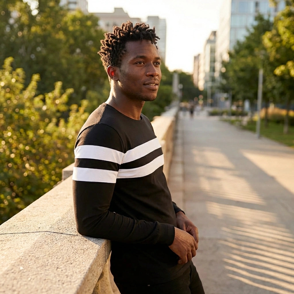 Essential Black Cotton Tees