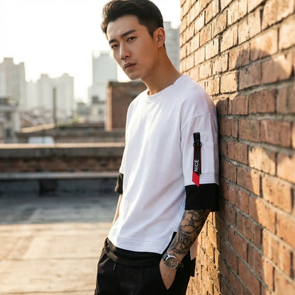 Cotton Blend Solid Half Sleeves T-Shirts