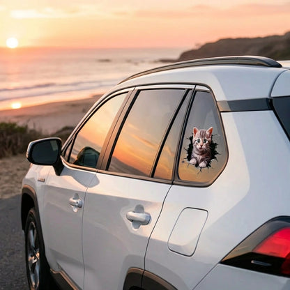 Durable Cat Pattern Car Sticker
