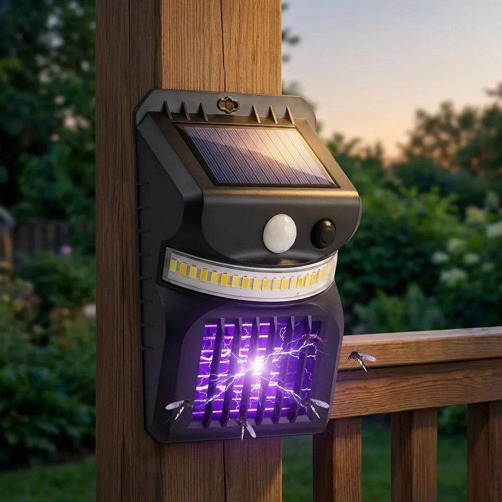 Solar Bug Zapper & Light