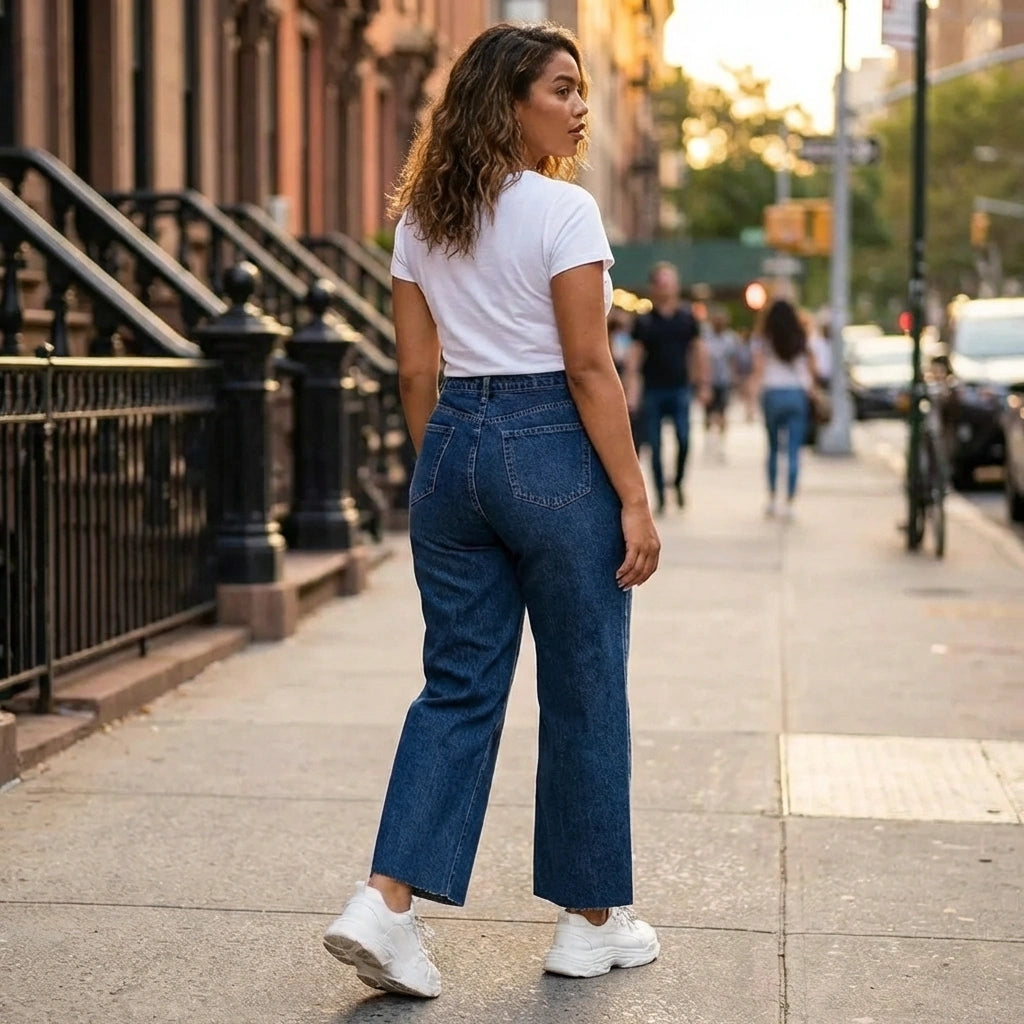 Stretchy Flared Jeans