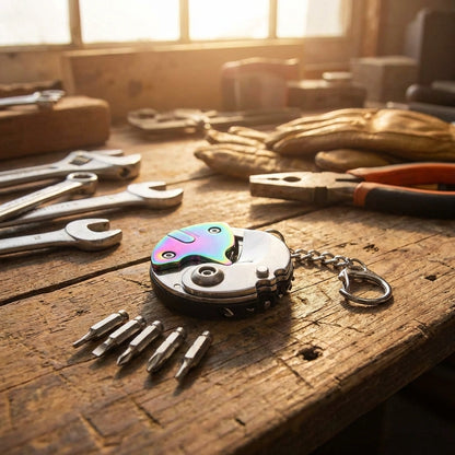 Titanium Coin Box Cutter/Knife + Multi Tool