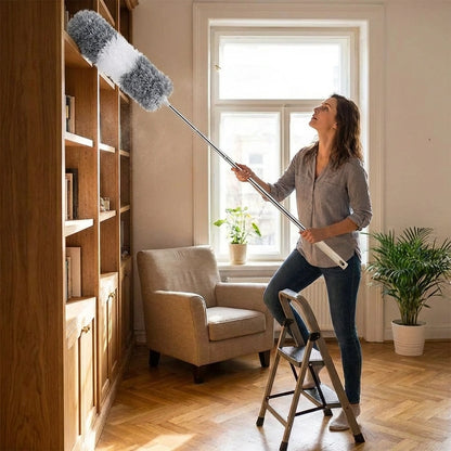 Flexible Mop Duster for Quick and Easy Cleaning with Long Rod