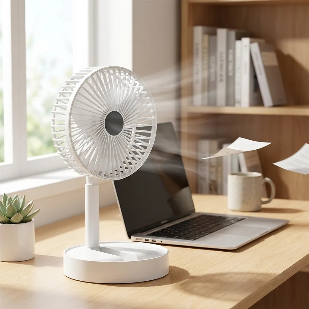 Powerful Rechargeable High Speed Table Desk Fan