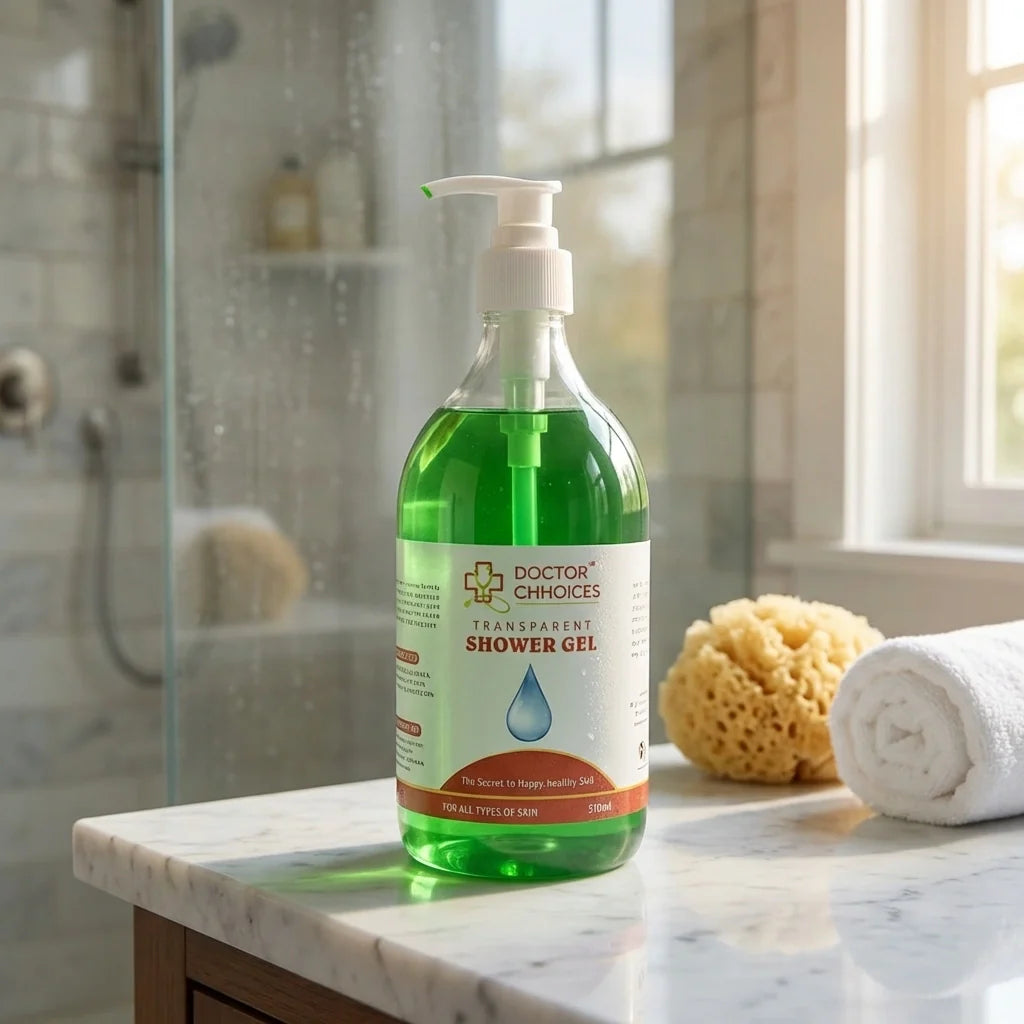 Transparent Shower Gel Pump