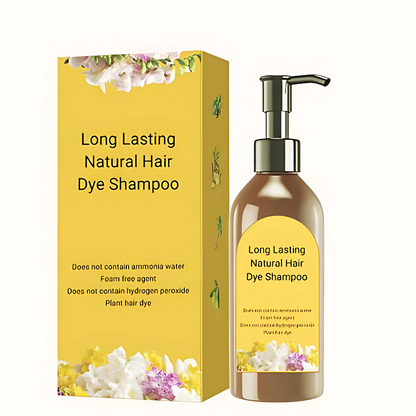 Long Lasting Natural Hair Dye Shampoo 100ML (Pack of 2)