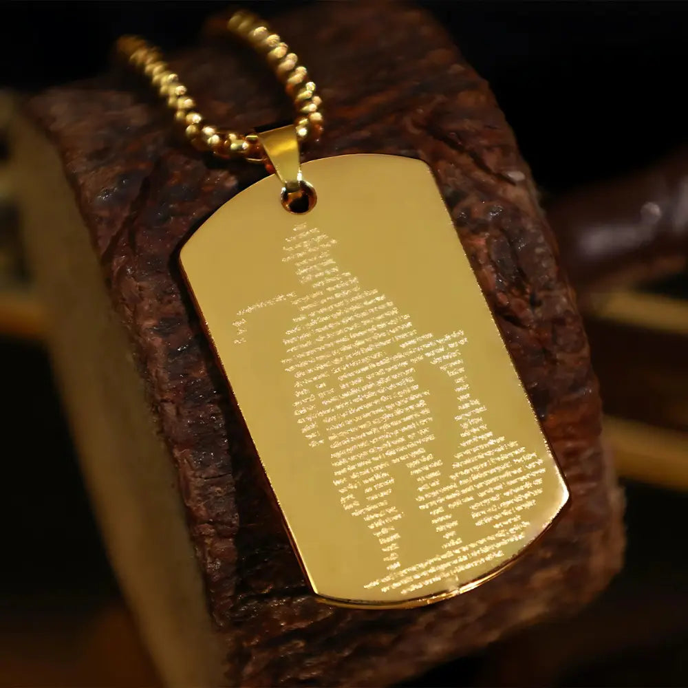 Golden Hanuman Chalisha Pendant