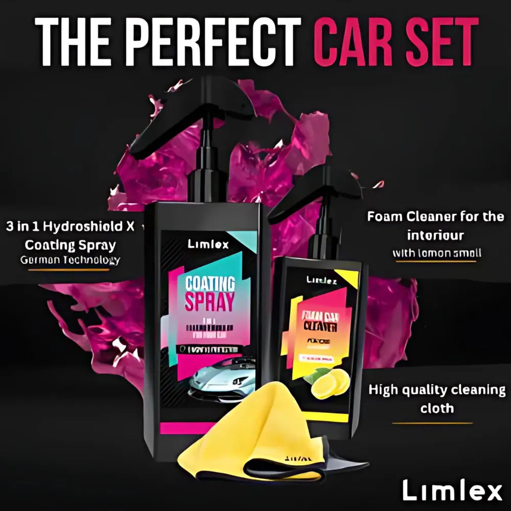 Coating Spray and Foam Car Cleaner (Combo)