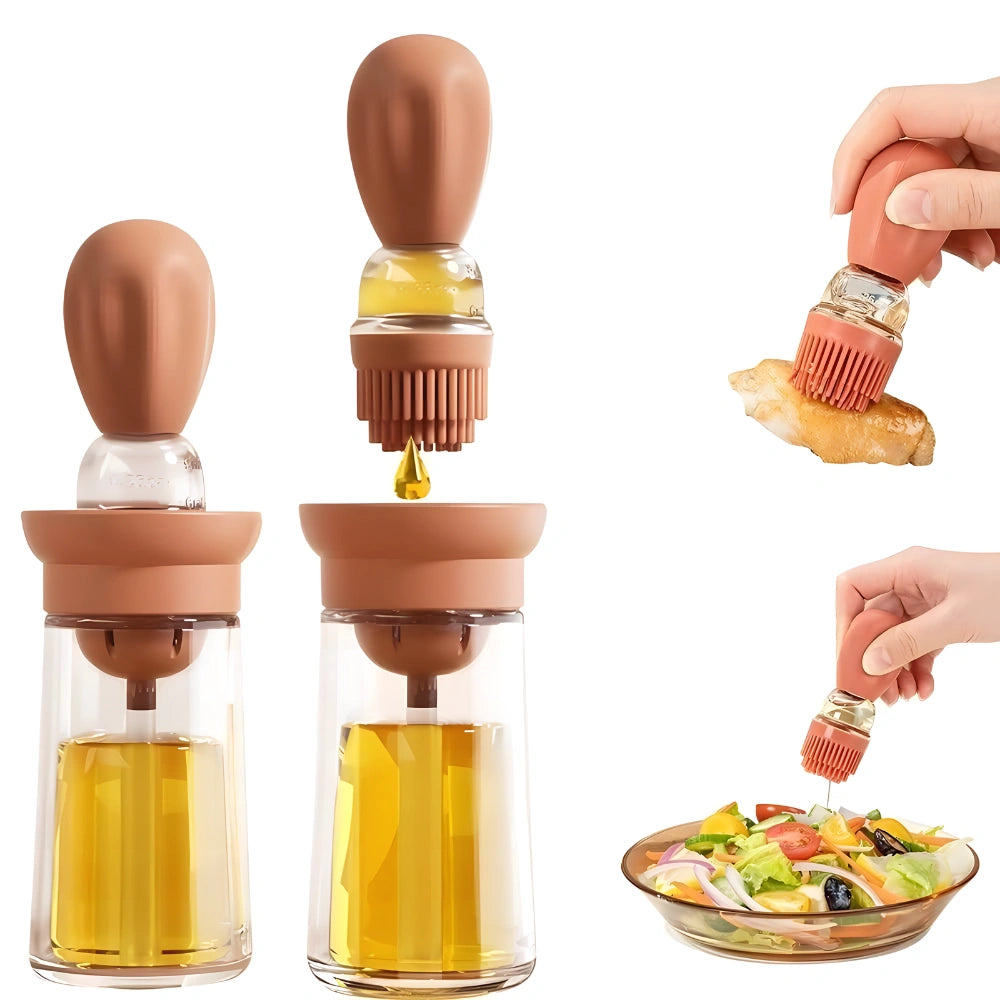 2 in 1 Oil Brush Dispenser