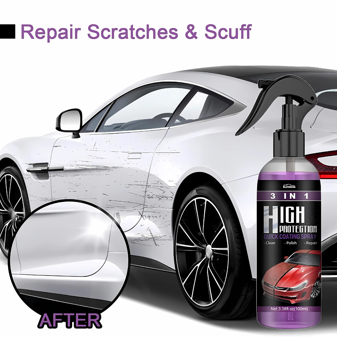 Hydrophobic Polish Nano Coating Agent Car Scratch Spray Cars Polishing(Pack of 2)