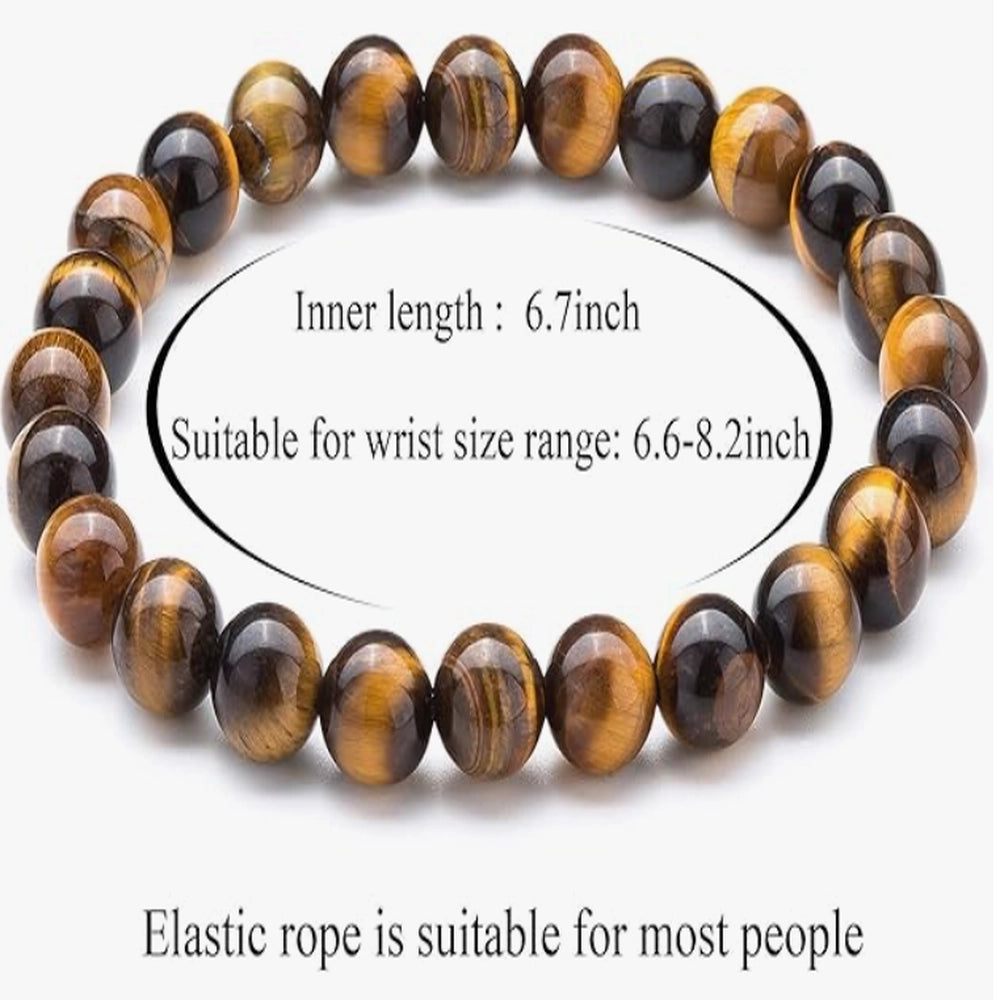 Tiger Eye Men’s Bracelet Duo
