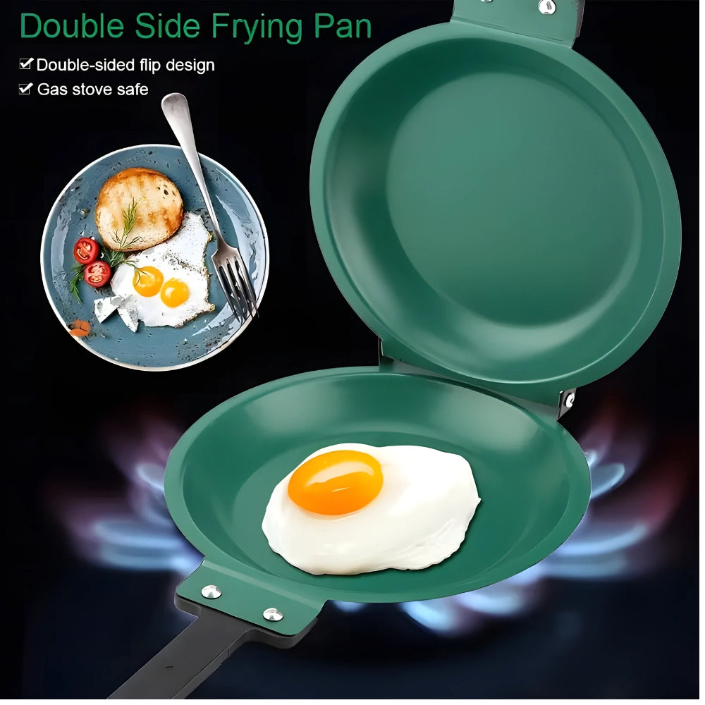 Foldable Double Sided Nonstick Pan