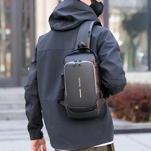 Sling Bag with USB Charging Port