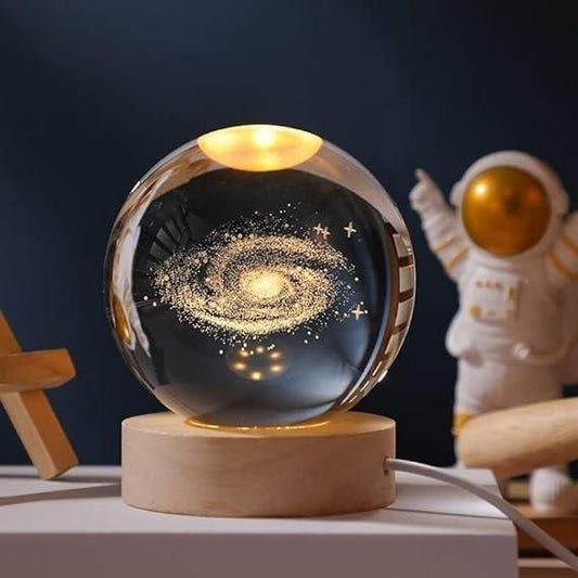 3D Crystal Lamp Ball (Assorted Design) Lamp