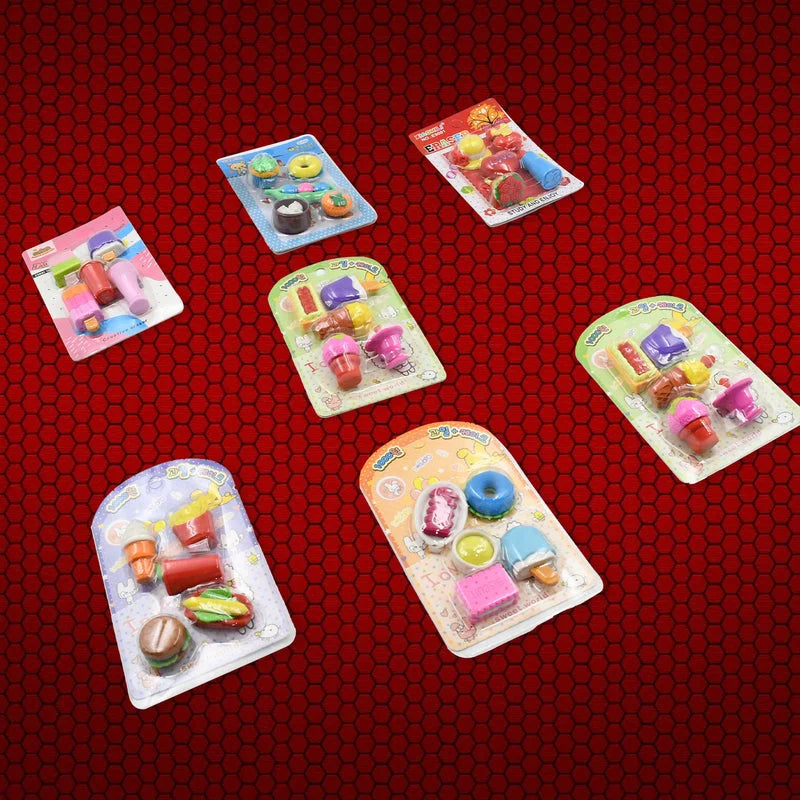 3D Fancy Eraser Set - Home Improvement
