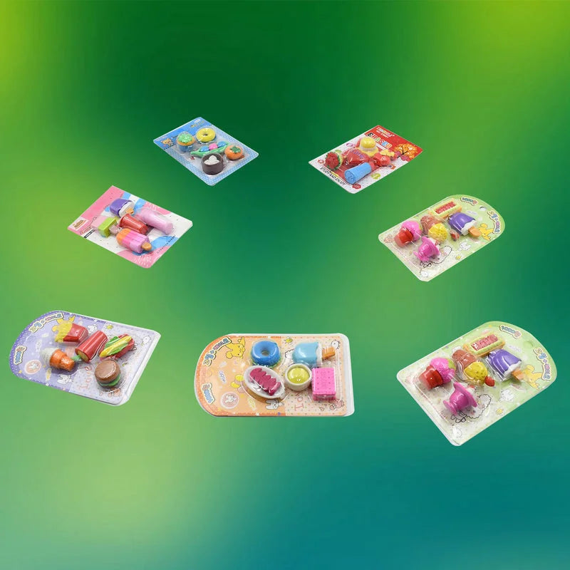 3D Fancy Eraser Set - Home Improvement