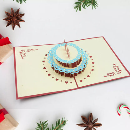 3D Pop-Up Greeting Card - gift cards