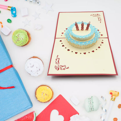 3D Pop-Up Greeting Card - gift cards