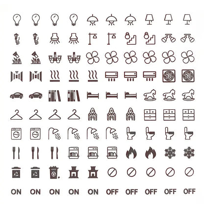 3D Premium Switch Stickers (149 Stickers) Home Accessories