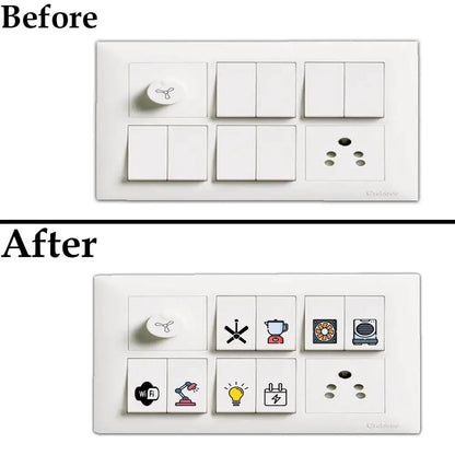 3D Premium Switch Stickers (149 Stickers) Home Accessories