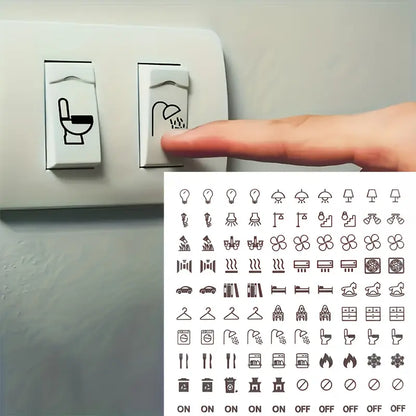 3D Premium Switch Stickers (149 Stickers) Home Accessories