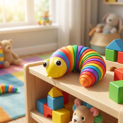 Best 3d rainbow color slug fidget - activity toys | 2026 | fast shipping