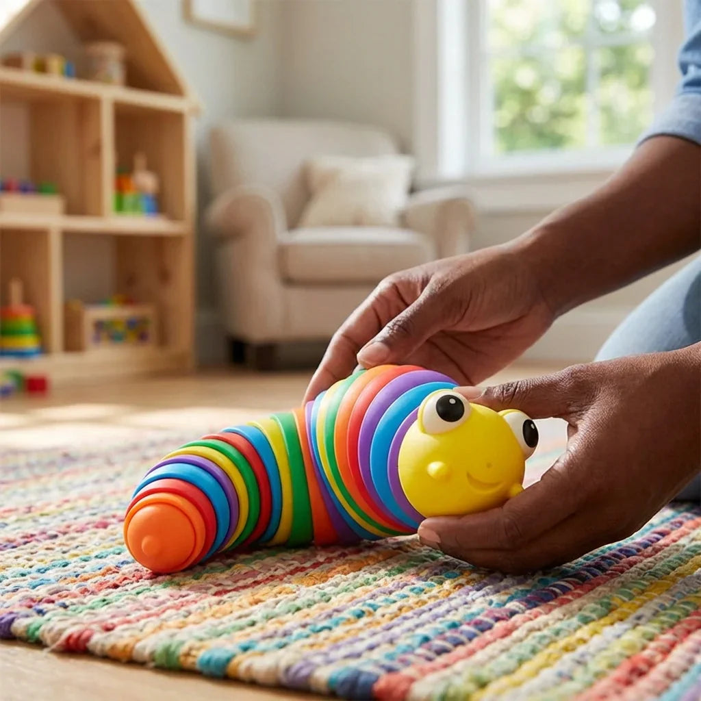 Best 3d rainbow color slug fidget - activity toys | 2026 | fast shipping