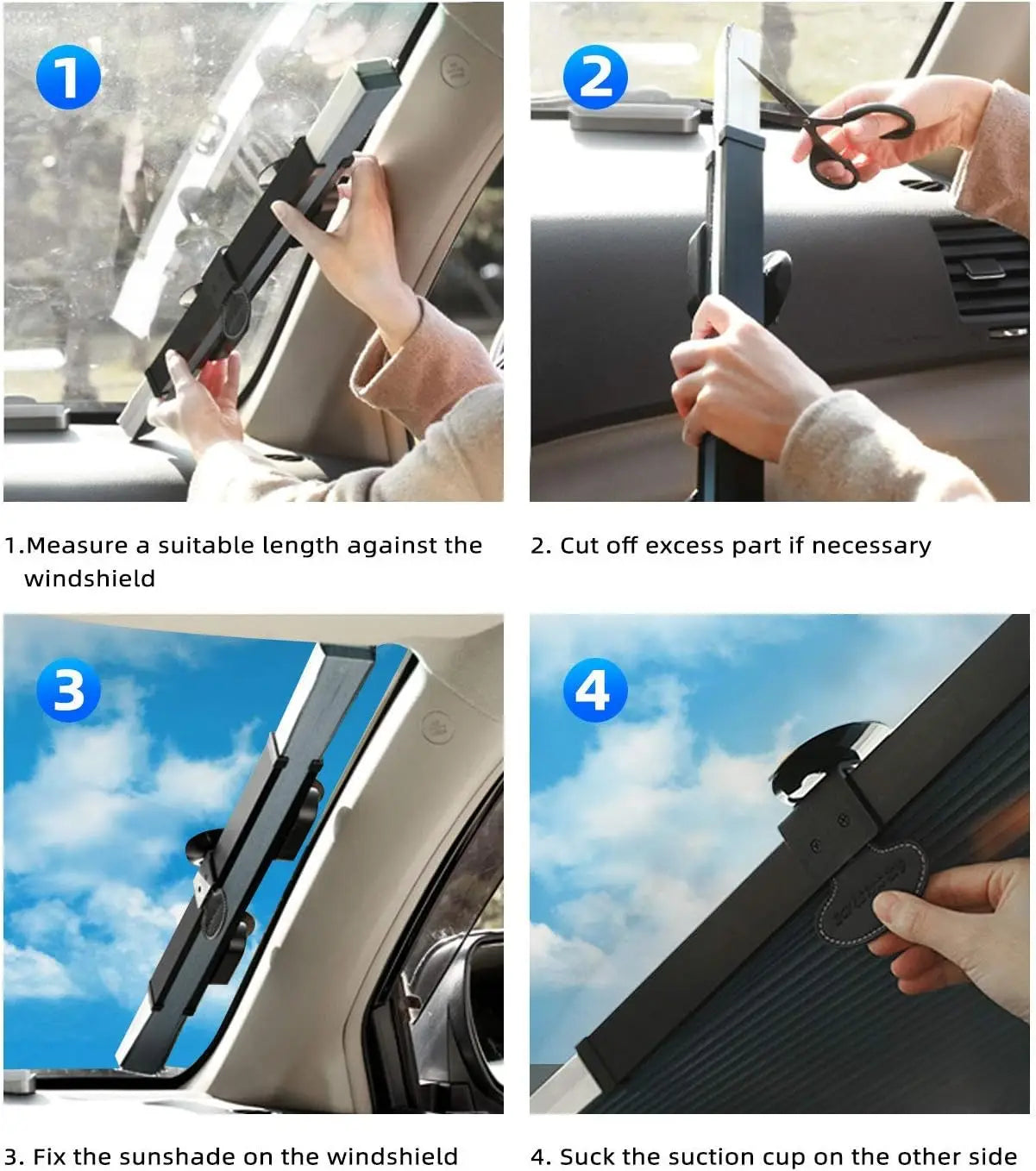 Automatic Car Curtain Sun Shade for UV Protection